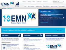 Tablet Screenshot of emn.ie